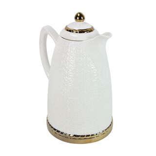 Dallety Porcelain Vacuum Flask Kan Ya Mkan White 1L