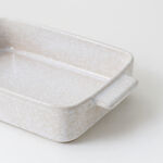 La Mesa stoneware oven to table 2pcs rectangular dish set, white image number 6