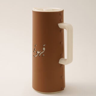 Dallaty stainless steel vacuum flask 1L, brown