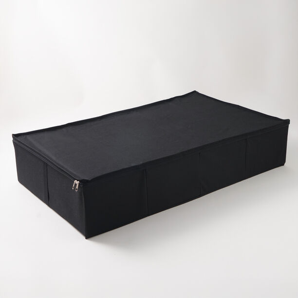 هومز منظم ملابس تخزين بطانيات تحت السرير من البوليستر، اسود 95*38*22 سم image number 1