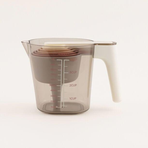 البرتو طقم أكواب قياس بلاستيك 9 قطع image number 0