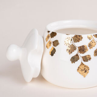 28Pcs Porcelain Tea And Coffee Set Gold Leaf