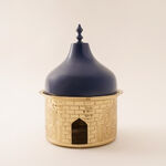 La Mesa Metal Serving Pot 20*20*27Cm, Blue image number 0