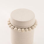 Selah off white stoneware decorative piece image number 1