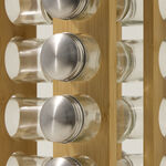 Spice Jars Set 16 Pieces With Bamboo Rack  image number 4
