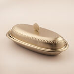 La Mesa Serve Bowl Nickle Plated 22*11*9Cm, Champagne Gold image number 0