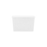 WHITE RATTAN STORAGE BOX STACKABLE image number 0