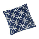 Embroidery Cushion Santorini Circles image number 0