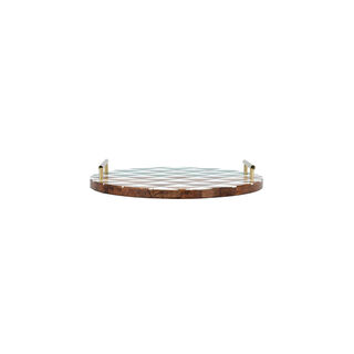 Round Tray Mother Of Pearl