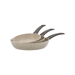 3 Piece Alberto Frypan Set Granite 20/24/28 cm