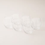 La Mesa 6 pcs striped glass 8.5*8.5*8 cm image number 0
