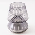 Homez sandalwood and patchouli glass scented candle with lid image number 1