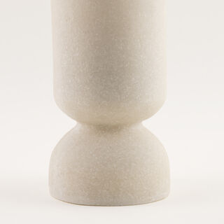 Homez resin huda vase 11.8*11.8*25.2cm, beige
