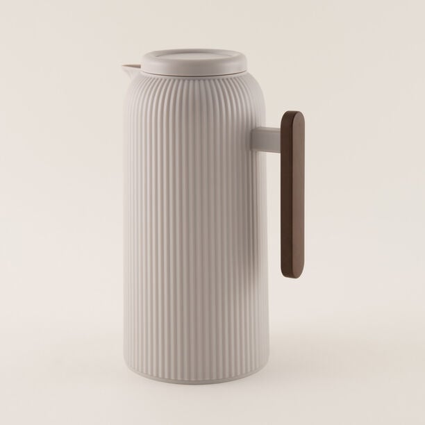 Dallaty Grey Plastic Thermos, 1L image number 0