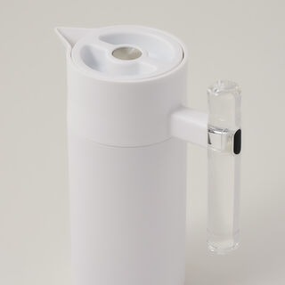 Steel Vacuum Flask 1.2L Arab Graph White