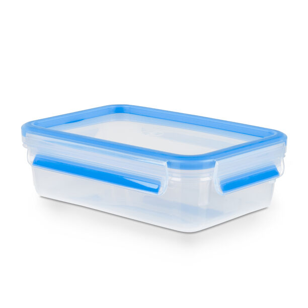 Tefal masterseal plastic food container 0.8L, blue image number 0
