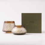 Homez scented glass jar candle 10*12.7cm image number 0