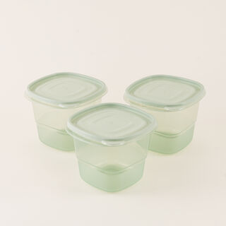 Alberto Food Container Set 3Pcs 1750Ml, Green