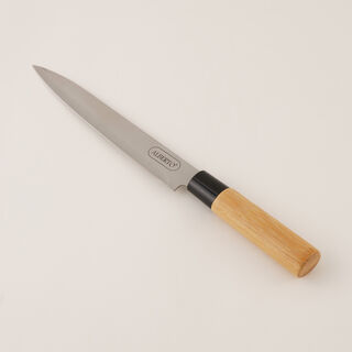 Alberto Knife Set Stainless Steel Natural Bamboo 5 Pcs 18.58.536 Cm