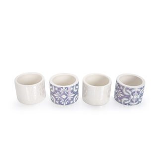 La Mesa Portu Casa Napkin Rings 4 Pieces Set