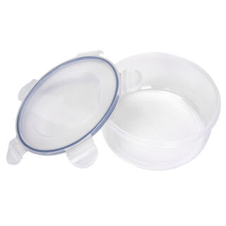 Alberto Plastic Food Saver Round Shape V:1.5L Blue Lid
