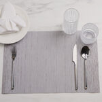 La Mesa fabric rectangular placemats set of 4pcs 45*30cm, grey image number 4