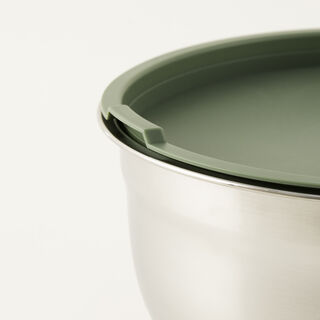 Alberto Stainless Steel Salad Bowl 26Cm, Green