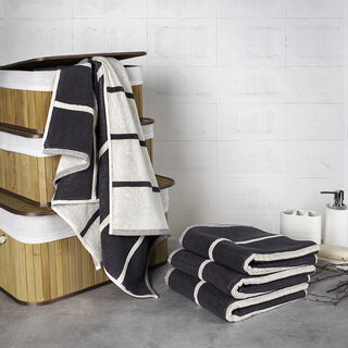 Cottage Grey Hand Towel 50x90 Cm