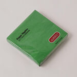 البرتو مناديل ورقية عبوة 30 قطعة، أخضر 33*33سم image number 0