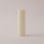 Homez soya wax simple candle, white 7*7*20cm image number 1