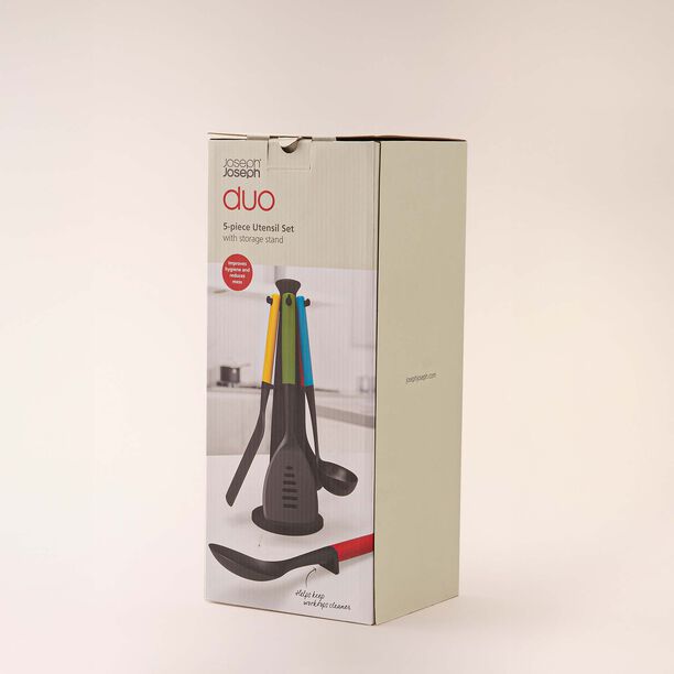 Joseph joseph duo utensil carousel set 5 pc multicolour image number 1