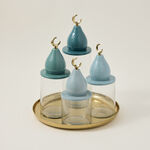 4 Piece Pot With Round Tray image number 1