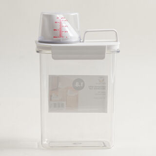 Pentola plastic grains dispenser with spout and cup 1.8L