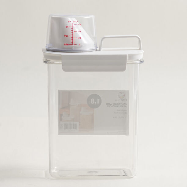 Pentola plastic grains dispenser with spout and cup 1.8L image number 1