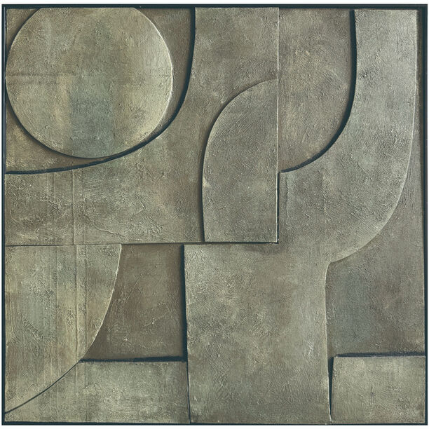 Homez wall art framed shapes canvas 100*100cm image number 0