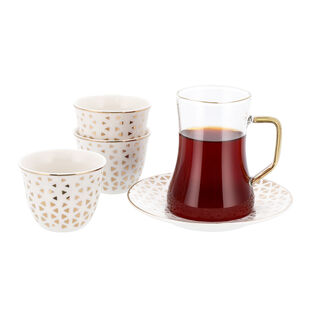 18 PCs Arabic Tea And Coffee set