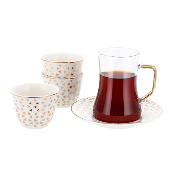 18 PCs Arabic Tea And Coffee set image number 0