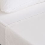 Boutique Blanche Flat Sheet 100% Cotton 200Tc Percale King, White 260*270 Cm image number 0