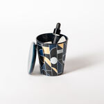 Cedar wood diffuser set with oil and crystals image number 1