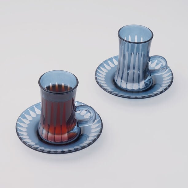 دلتي كاسات شاي 12 قطعة image number 2