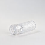Homez candle holder glass clear 8.9*8.9*27.4 cm image number 2