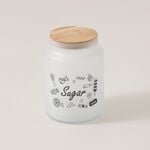 Heriven Glass Tea Jar With Bamboo Lid 635Ml image number 2