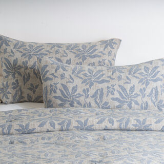 Boutique blanche cotton jacquard 3pc super king comforter set, 250*260cm, blue