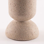 Homez resin huda vase 11.5*11.5*20cm, beige image number 3