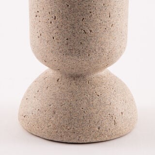 Homez resin huda vase 11.5*11.5*20cm, beige