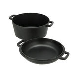 Alberto cast iron double pot 32.2*26*16 cm image number 1