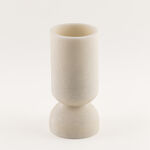 Homez resin huda vase 11.8*11.8*25.2cm, beige image number 1
