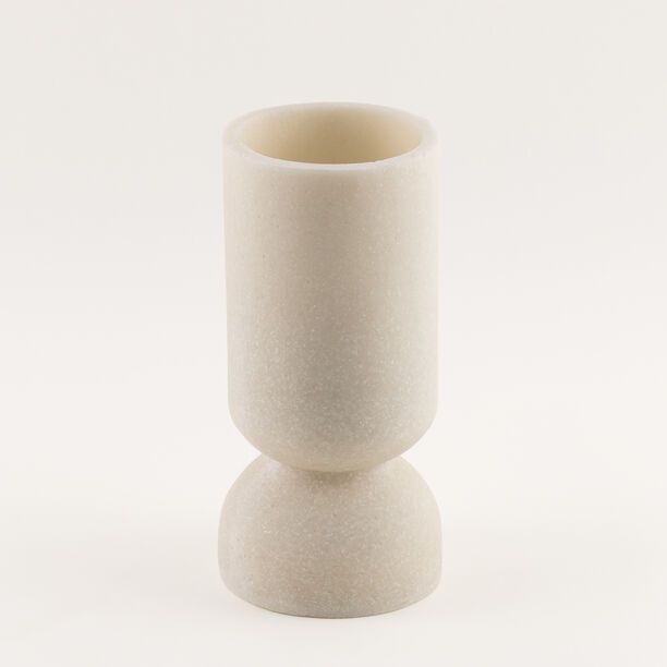 Homez resin huda vase 11.8*11.8*25.2cm, beige image number 1