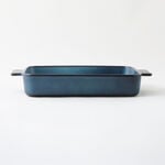 La Mesa stoneware oven to table rectangular dish 38*28.5*6cm, blue image number 0