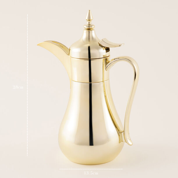 دلتي ترمس ستانلس ستيل باللون ذهبي 700 مل image number 4